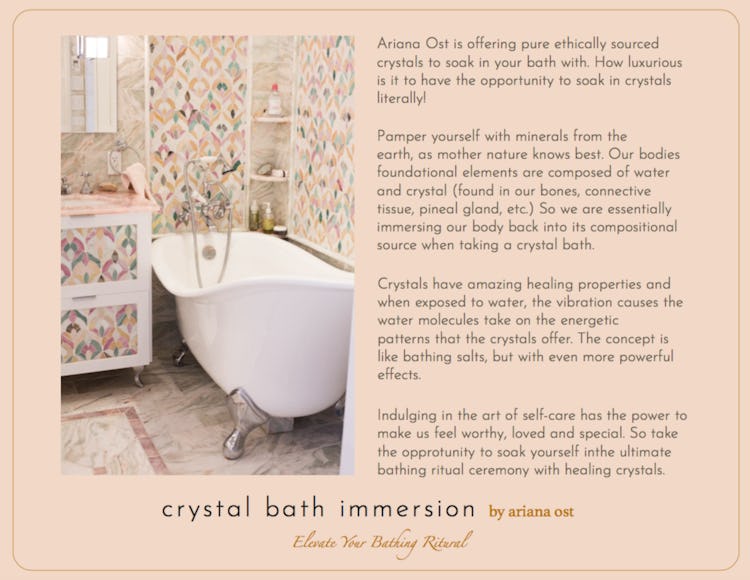 Mega Healing Crystal Bath Immersion Kit: additional image