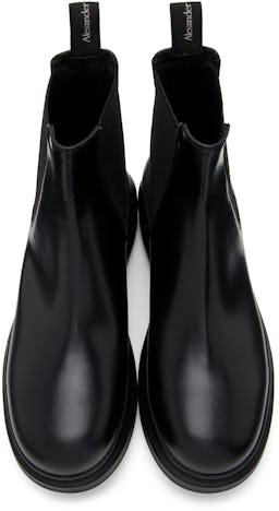Black Hybrid Chelsea Boots: additional image