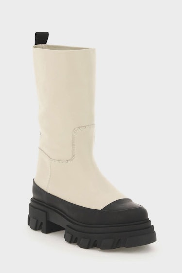 Ganni Tubular Leather Boots: additional image
