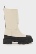 Ganni Tubular Leather Boots: image 1
