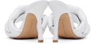 White Intrecciato Lido Heeled Sandals: additional image