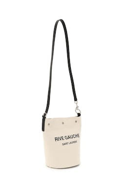Saint Laurent Rive Gauche Linen Bucket Bag: additional image