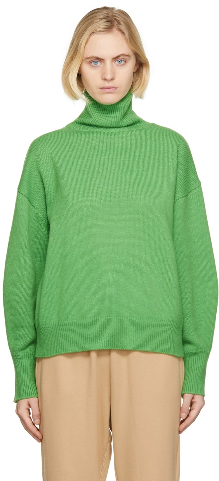 Green Joya Turtleneck: image 1