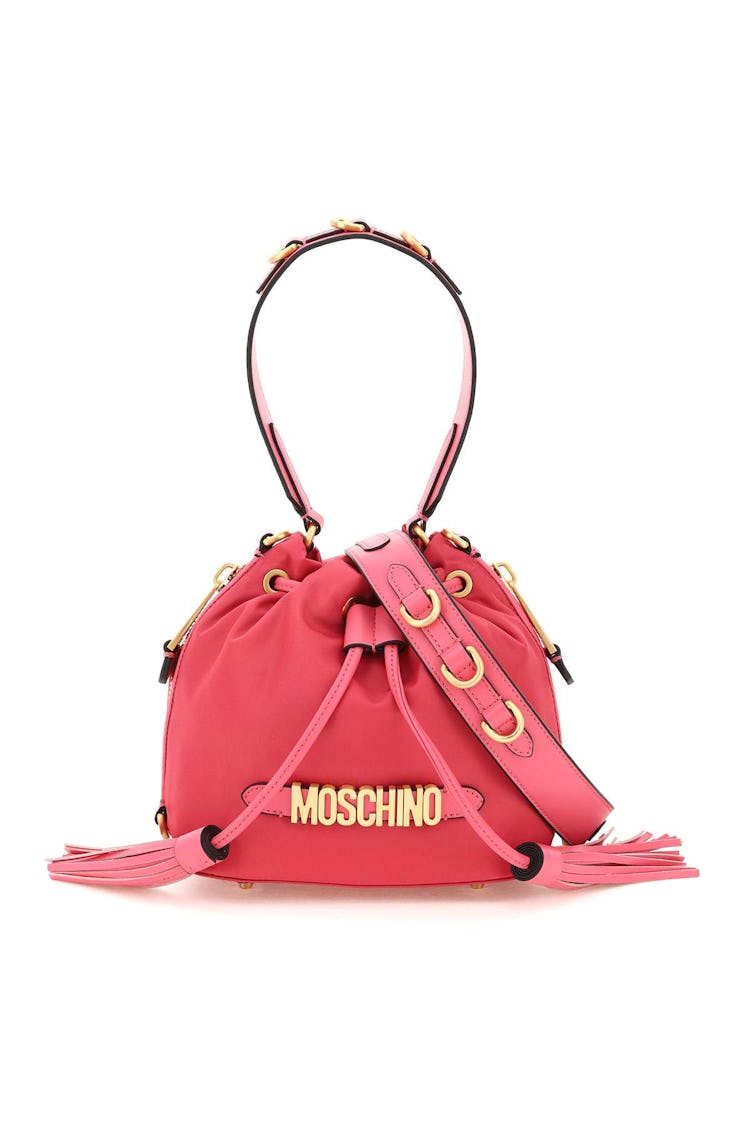 Moschino Bucket Bag With Logo: image 1