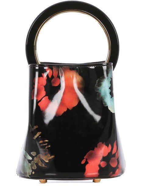 Pannier Bucket Bag with Print: image 1