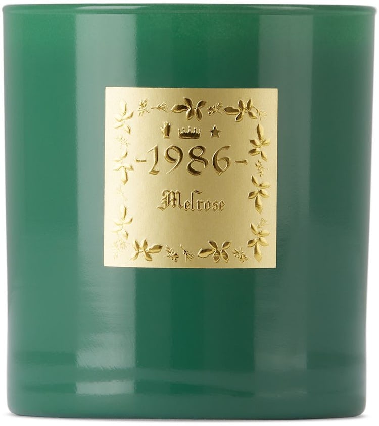 Green Melrose Candle: additional image