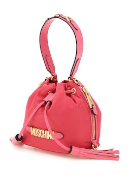 Moschino Bucket Bag With Logo: additional image