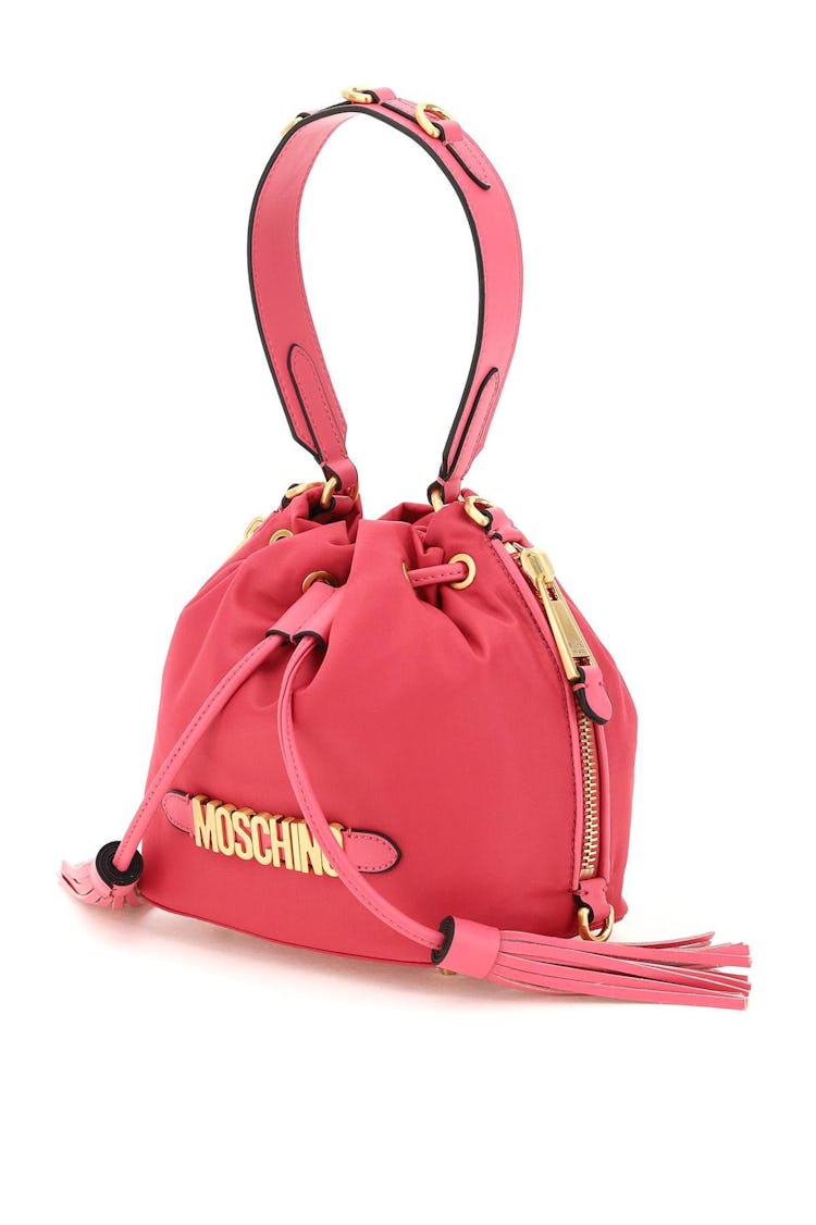 Moschino Bucket Bag With Logo: additional image