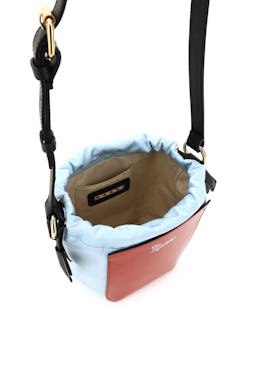 Marni Econyl And Leather Crossbody Bucket Bag: additional image