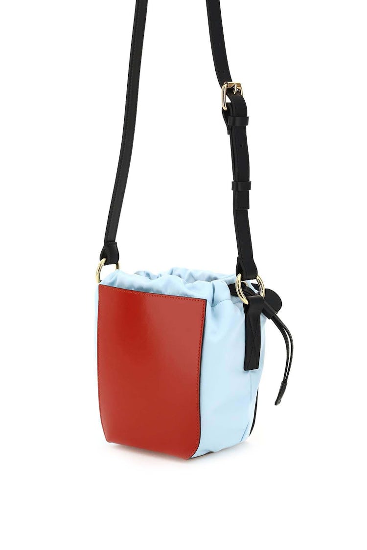 Marni Econyl And Leather Crossbody Bucket Bag: additional image