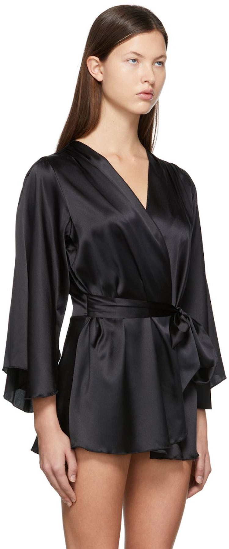 Black Angel Sleeve Robe: additional image
