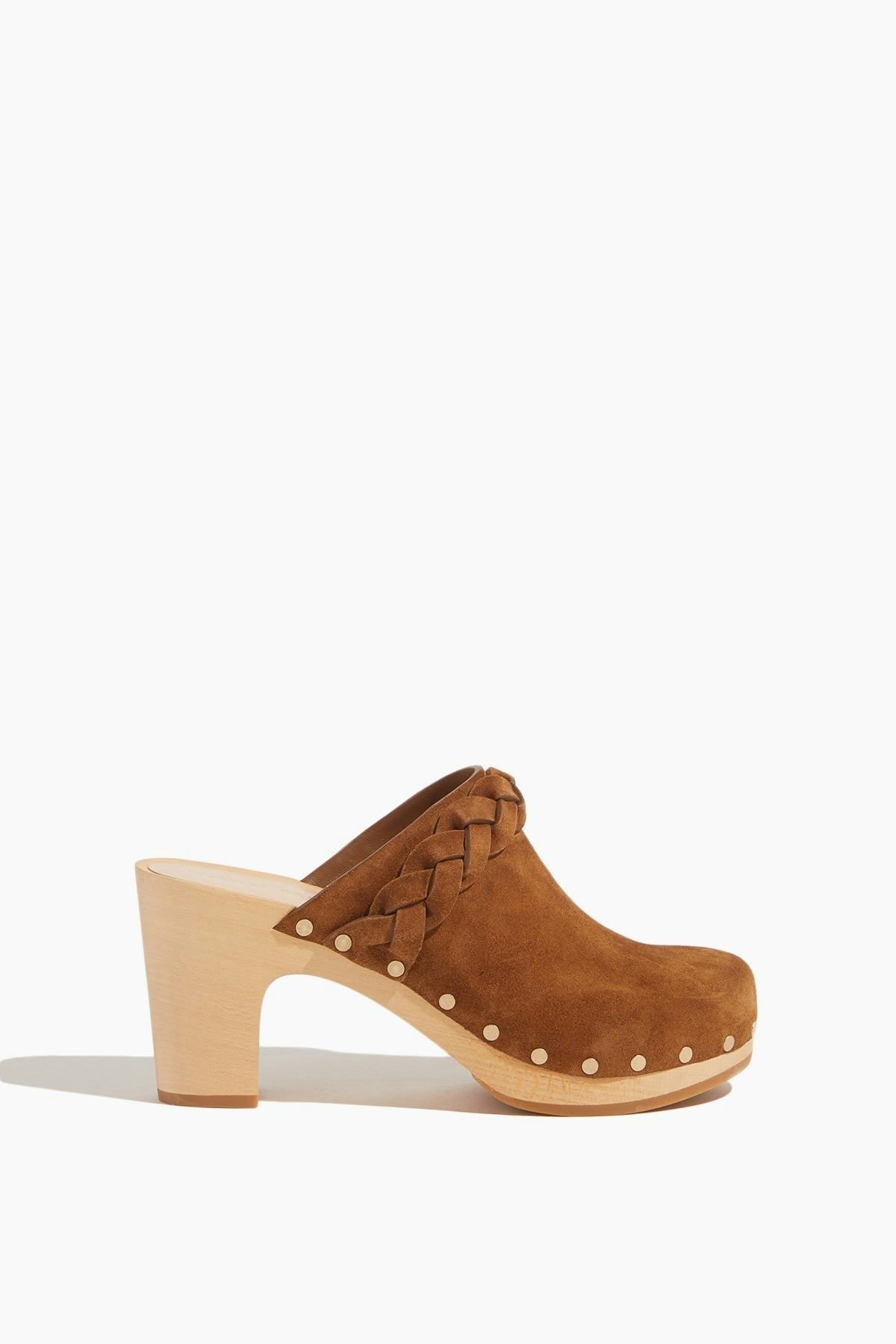 loeffler randall merrill braided leather high heel clogs