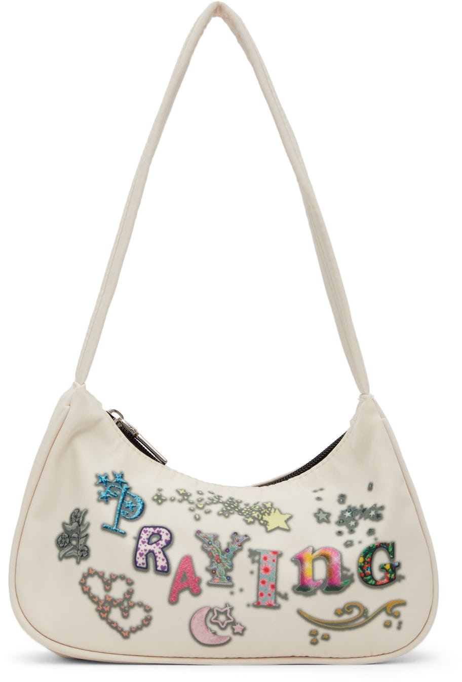 SSENSE Exclusive Off-White Sticker Bag: image 1