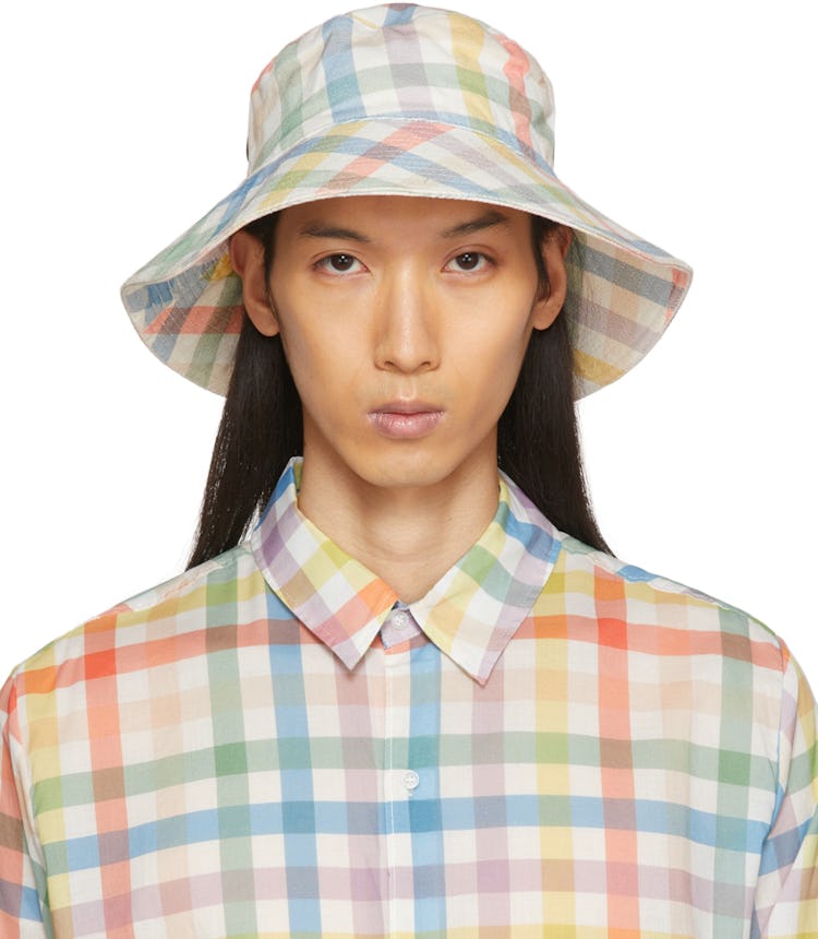 Multicolor Flop Bucket Hat: image 1