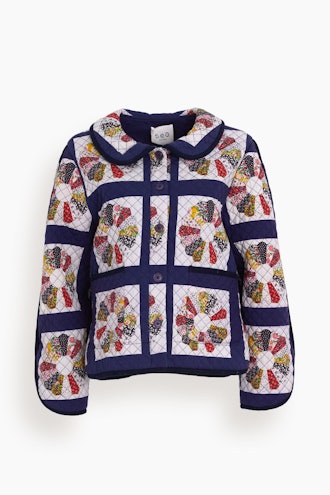 Pippin Patchwork Quilt Jacket in Multi: image 1