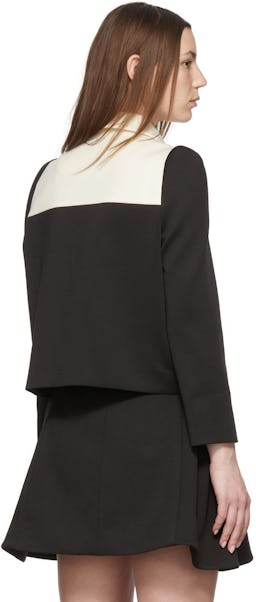 Black & White Patchwork Jacket: additional image