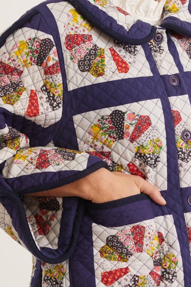 Pippin Patchwork Quilt Jacket in Multi: additional image