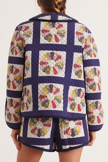 Pippin Patchwork Quilt Jacket in Multi: additional image