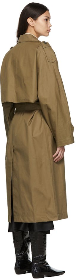 Khaki Trench Coat: additional image