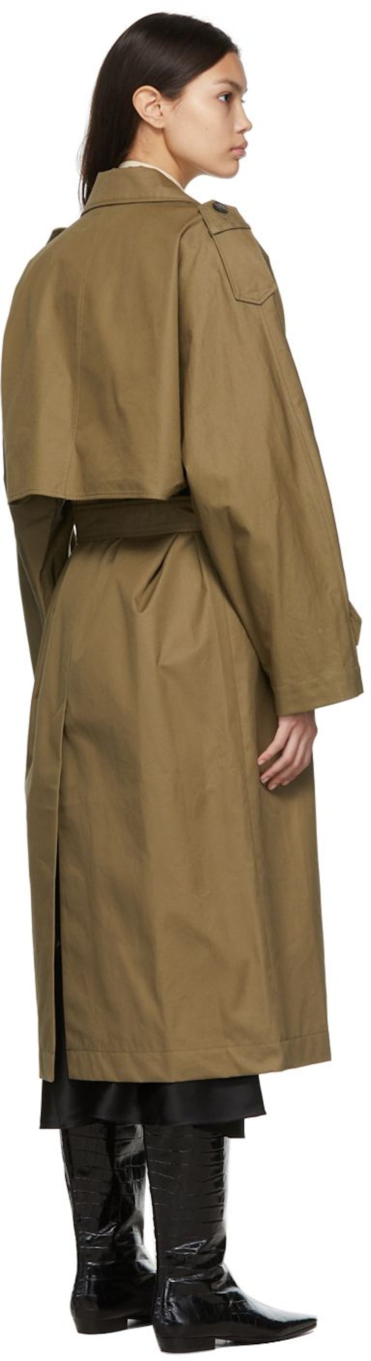 Khaki Trench Coat: additional image