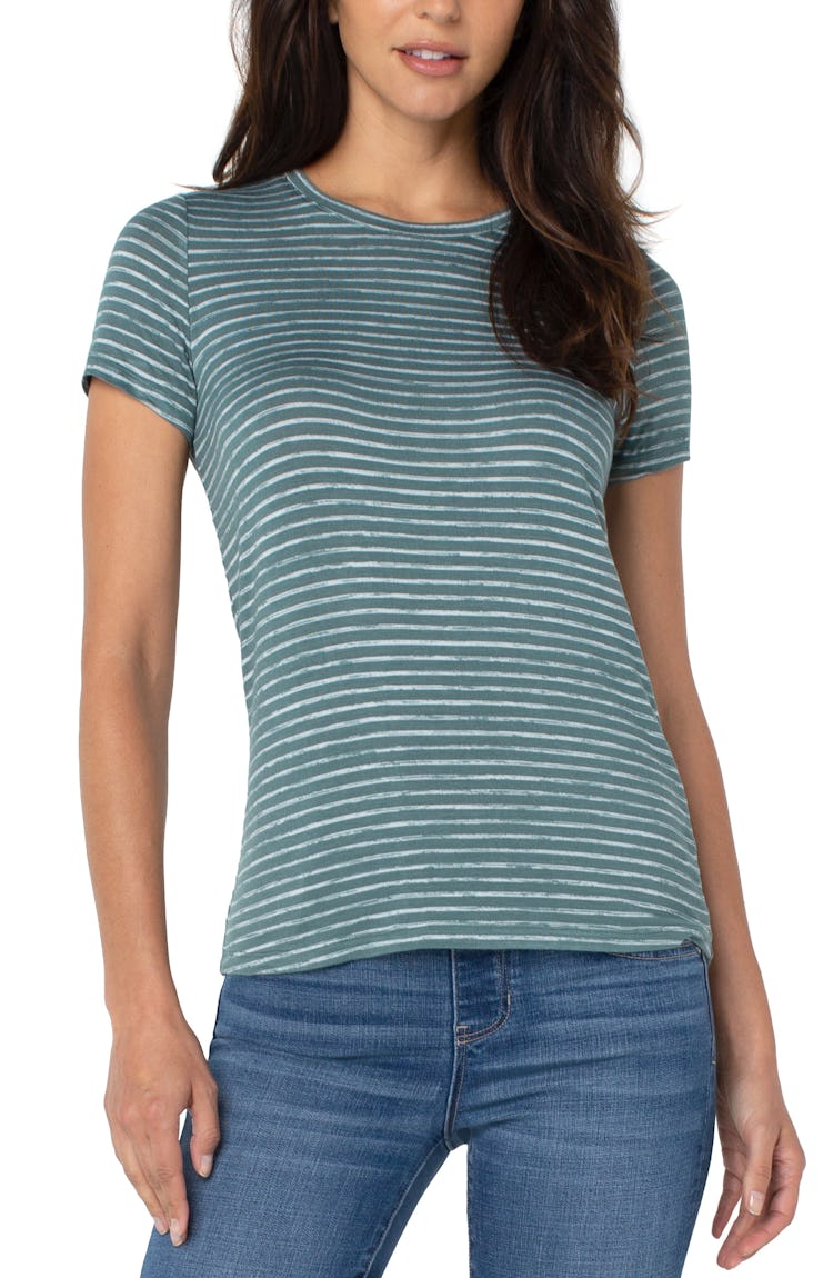 SLIM FIT CREW NECK TEE: image 1