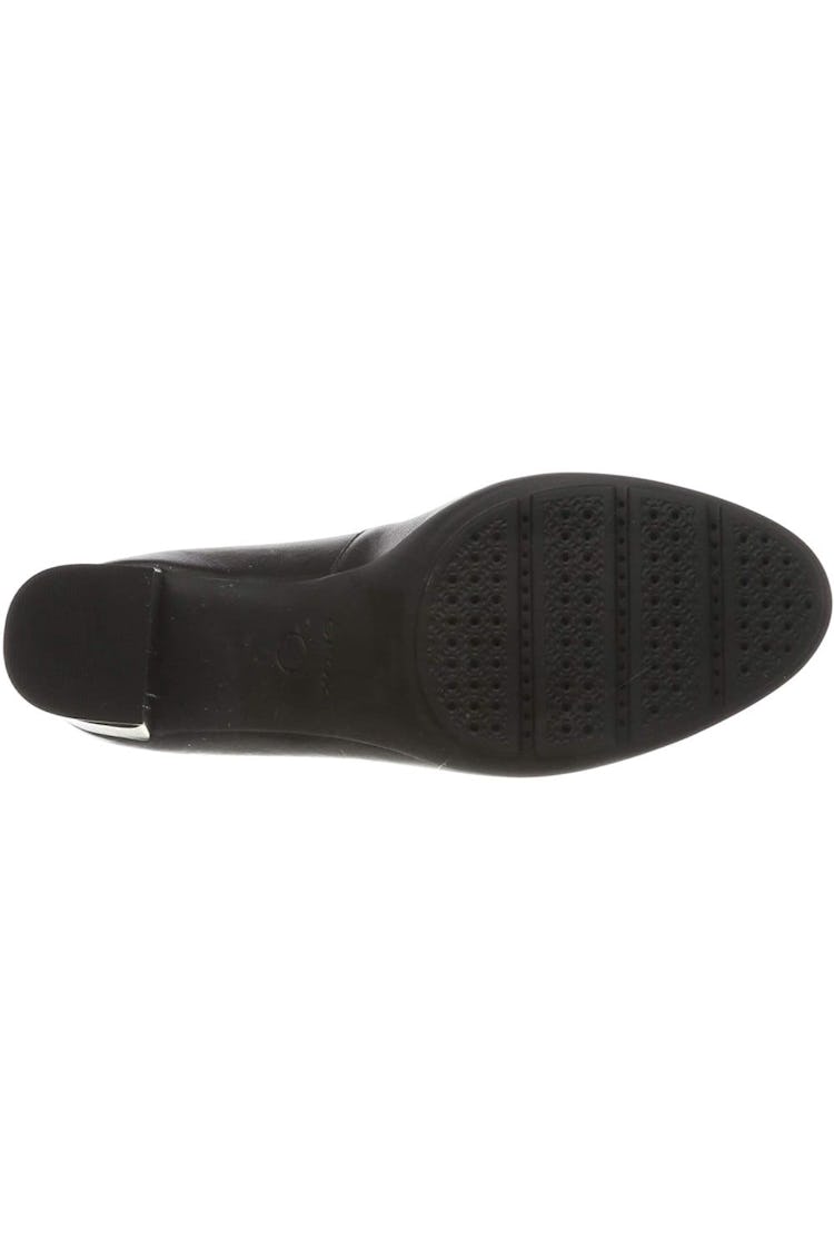 Geox Womens/Ladies Annya Leather Court Shoes (Black): additional image