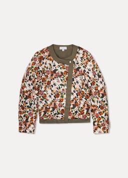 Floral Asymmetrical Jacket: additional image