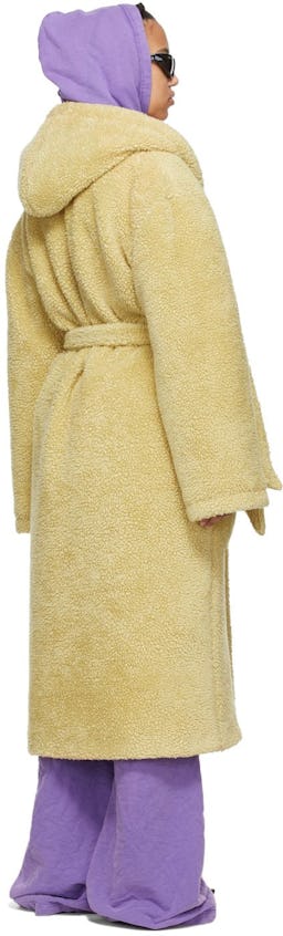 Yellow Bathrobe Coat: additional image