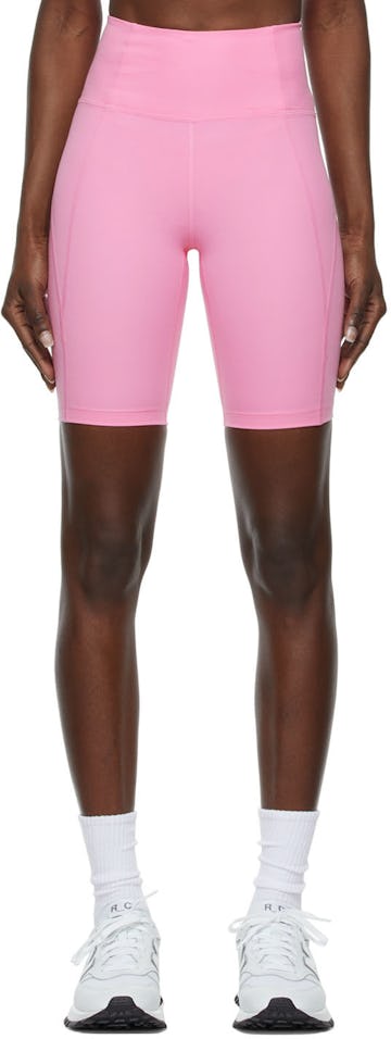 SSENSE Exclusive Pink Bike Shorts: image 1