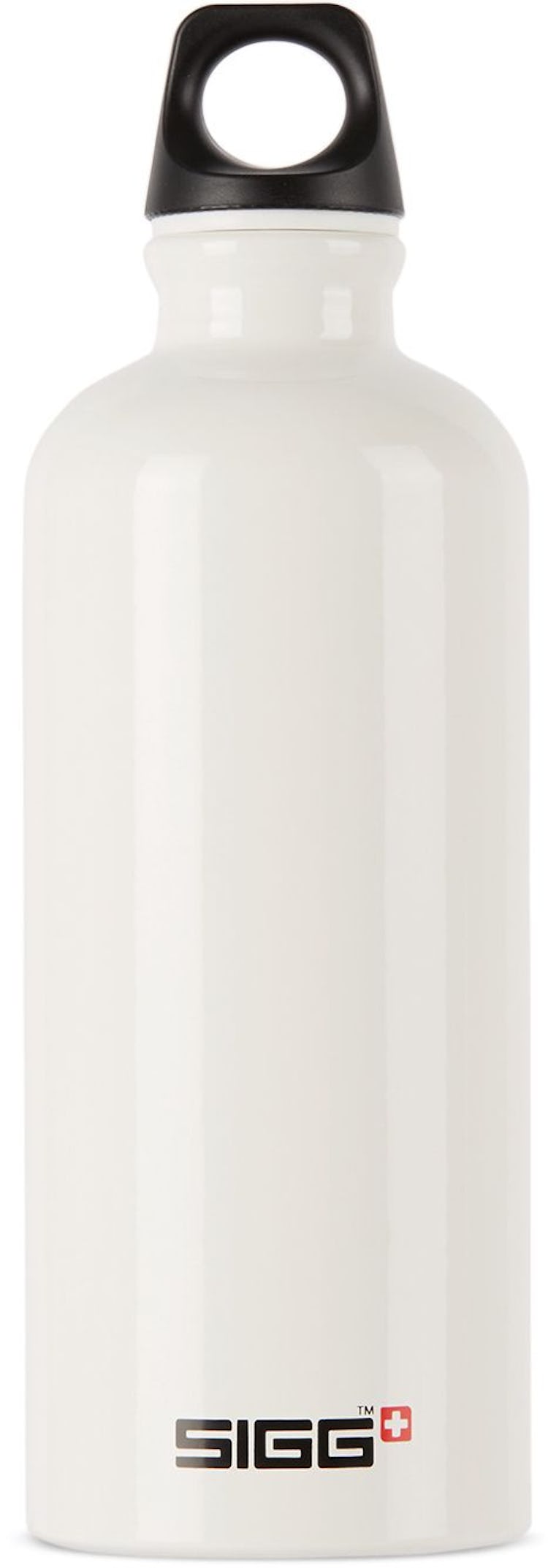 White Aluminum Traveller Classic Bottle, 600 mL: additional image