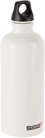 White Aluminum Traveller Classic Bottle, 600 mL: image 1
