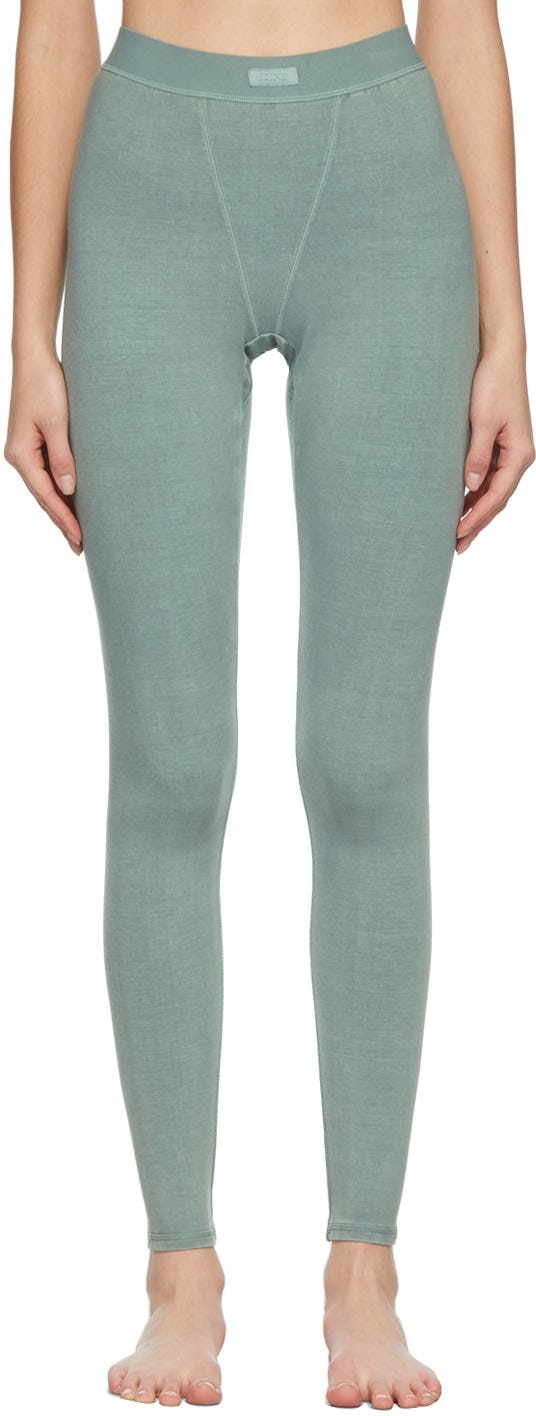 Blue Outdoor Basics Seamed Leggings: image 1