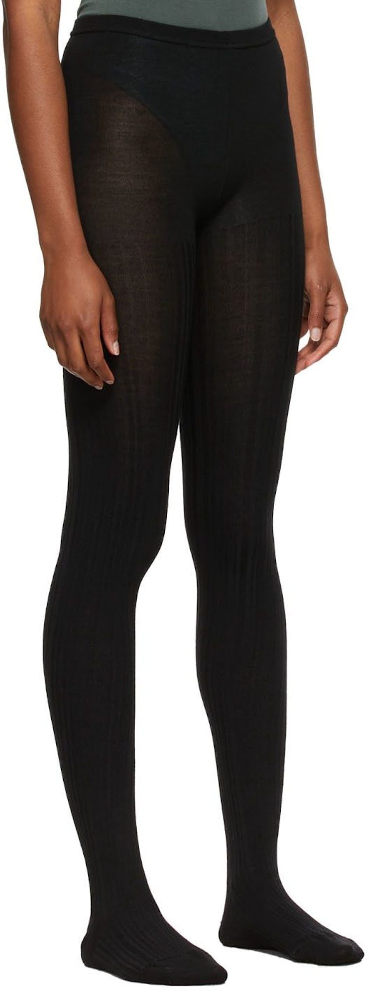 Wool Stripe Tights: image 1