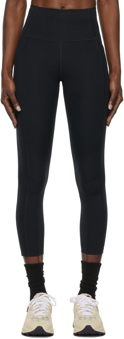 Black Compressive Pocket Leggings: image 1
