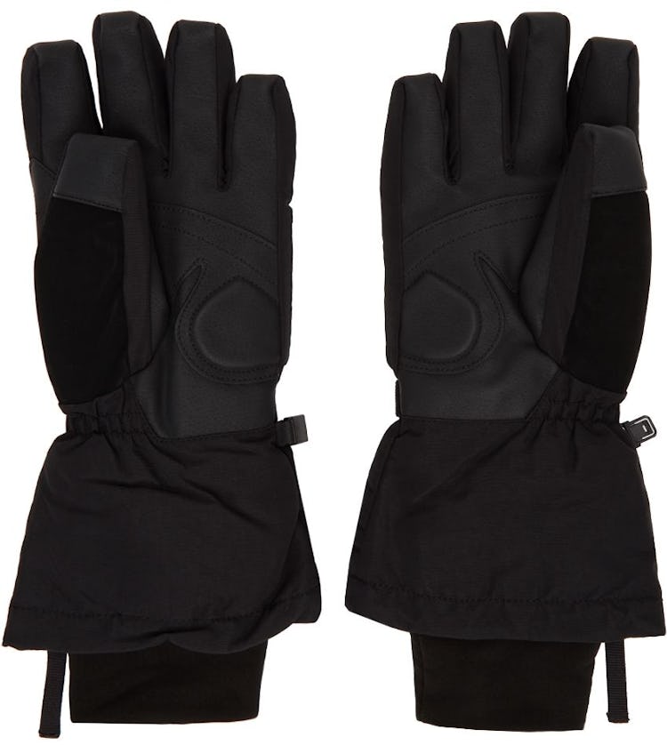 Black Down Arctic Gloves: additional image