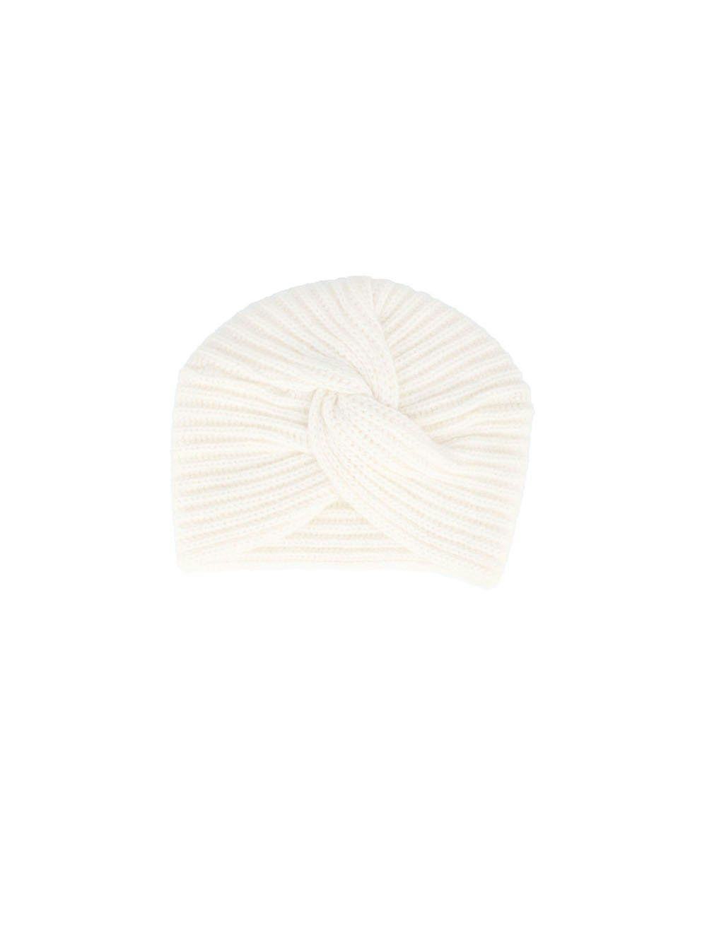 Cashmere Knit Wrap Beanie: image 1
