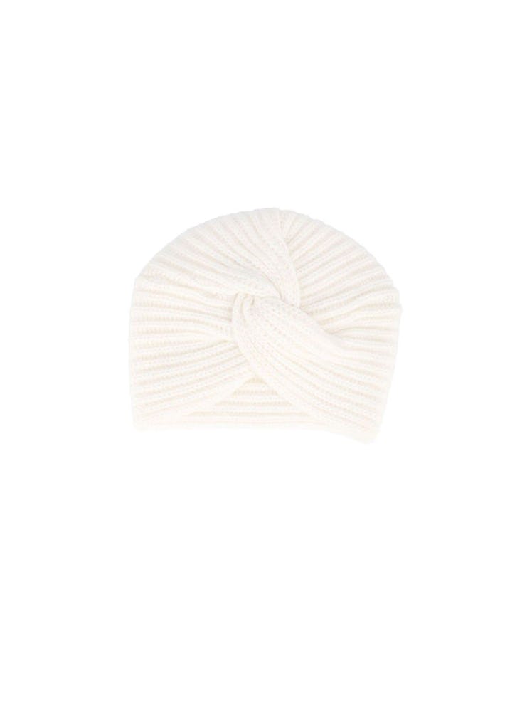 Cashmere Knit Wrap Beanie: image 1