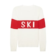 White Block SKI Sweater: image 1