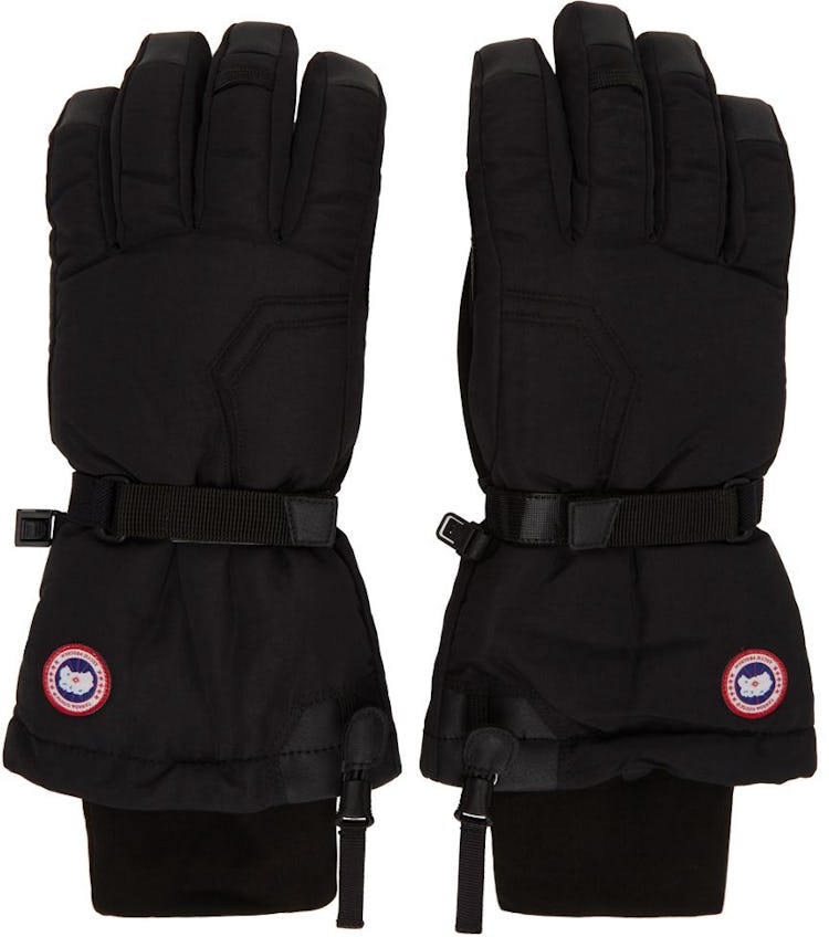 Black Down Arctic Gloves: image 1