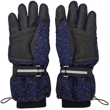 Navy Monogram Gloves: additional image