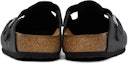 Black Oiled Leather Boston Loafers: additional image