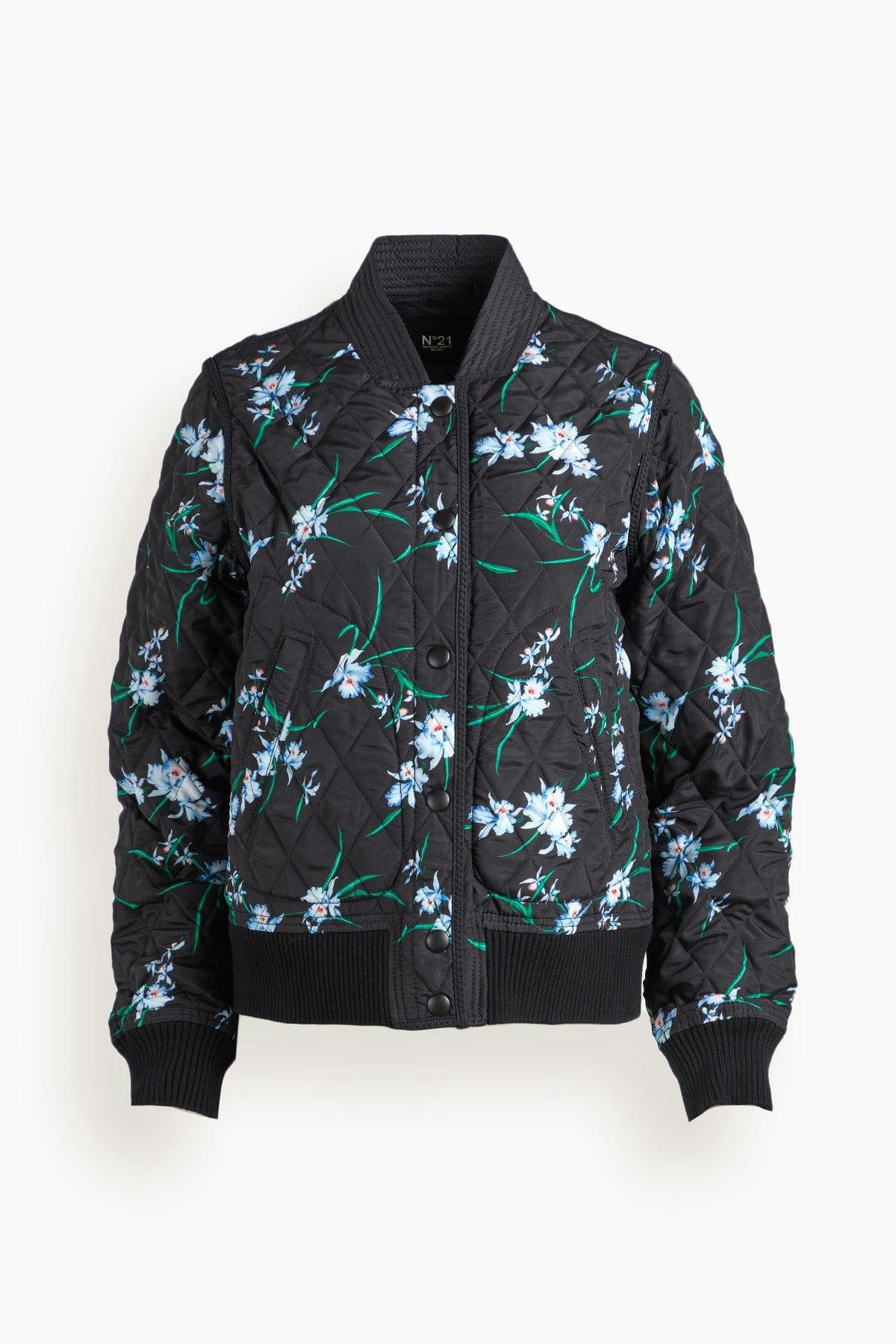 Sports Jacket in Stampa Fondo Nero: image 1