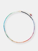 Aisha Gemstone Necklace - Rainbow: image 1
