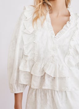 Audrey Ruffle Top: additional image