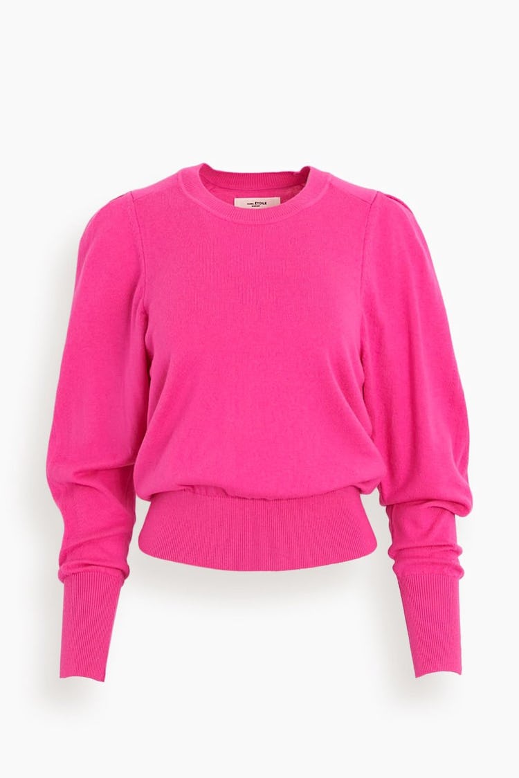Camelia Sweater in Neon Pink: image 1