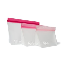 3-piece Stand-Up Leakproof Reusable Storage Bag Kit: additional image