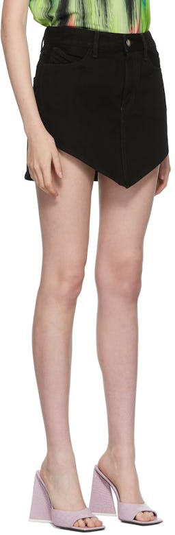 Black Dean Mini Skirt: additional image