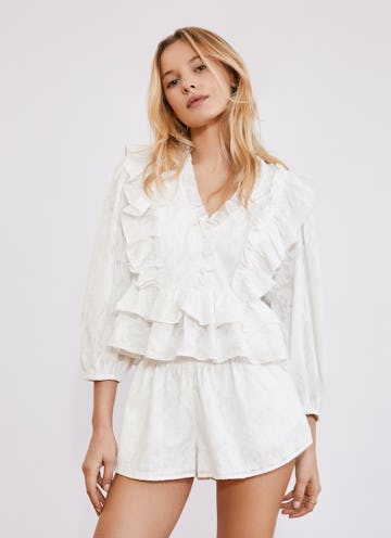 Audrey Ruffle Top: image 1