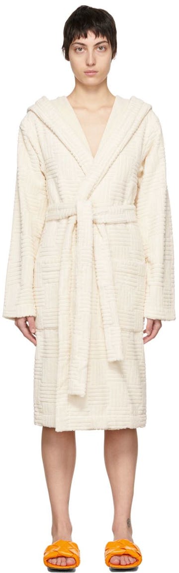 Off-White Intreccio Bath Robe: image 1