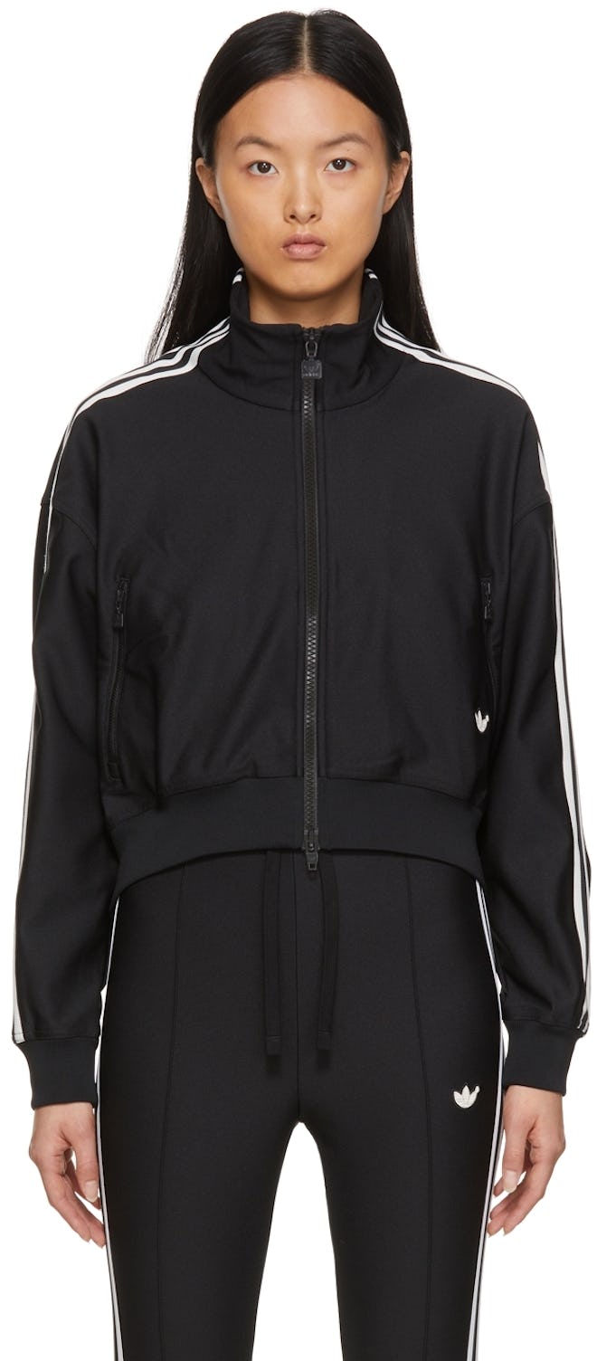 Black Beckenbauer Track Zip-Up: image 1